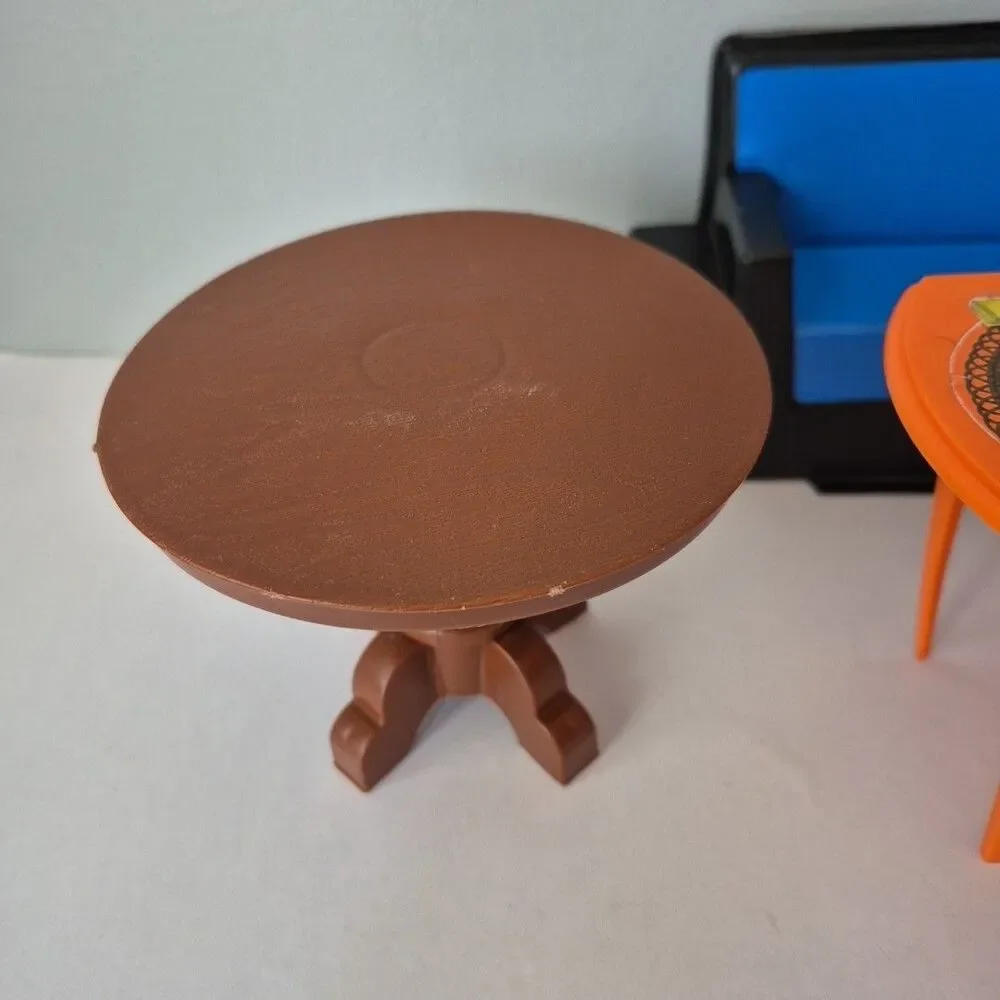 Mattel Barbie Vintage 4 Piece Variety Retro Furniture Set Couch Chair Tables